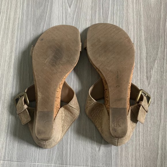 Donald J. Pliner Donni Cork Wedge Sandals 6.5 - Picture 9 of 10